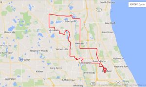 Mid-Lake County 36mi map